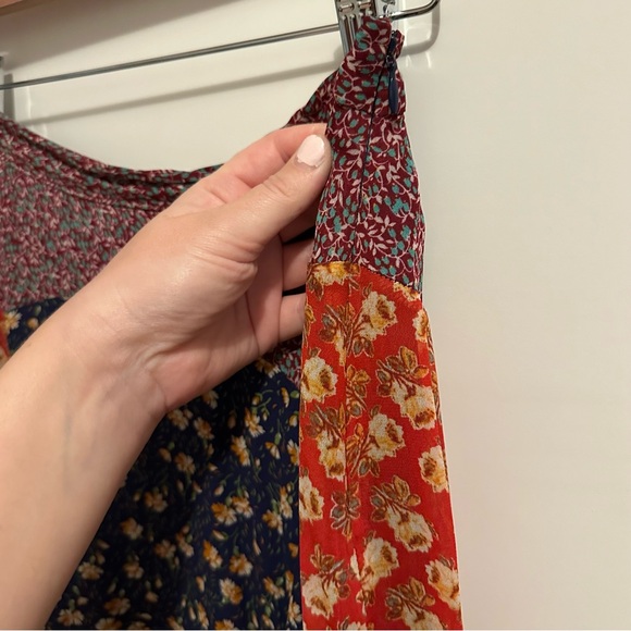 Anthropologie Meadow Rue frilly midi flowy floral skirt cottage core Size 8 - Picture 11 of 15